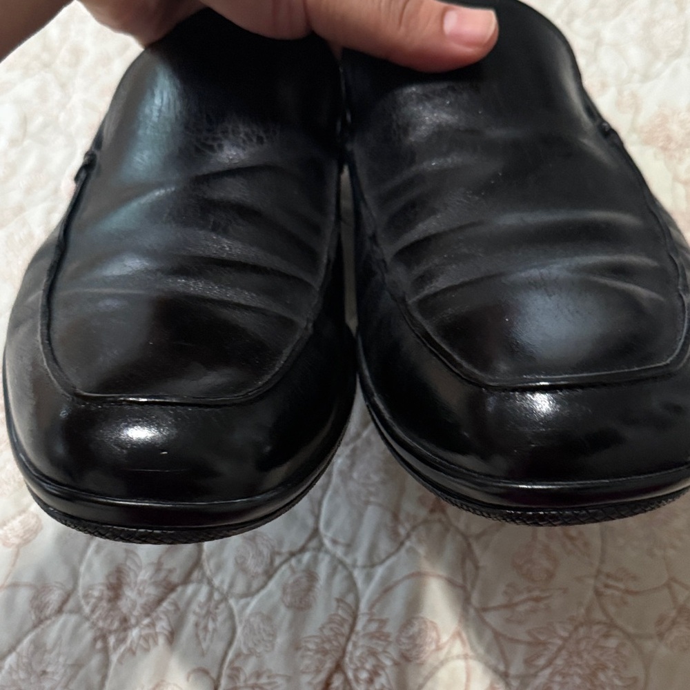 Prada Black Leather Men's Slip-Ons - Picture 7 of 8